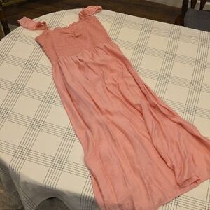 Lush Pink Maxi Dress
